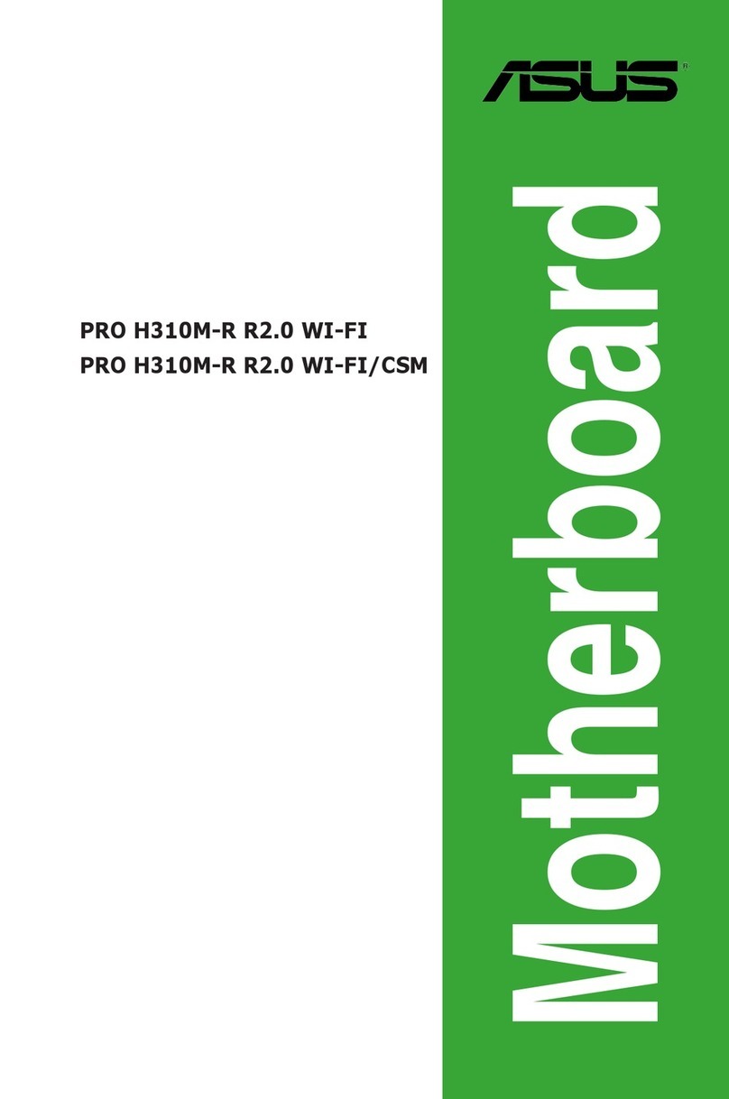 Asus PRO H310M-R R2.0 WI-FI User manual