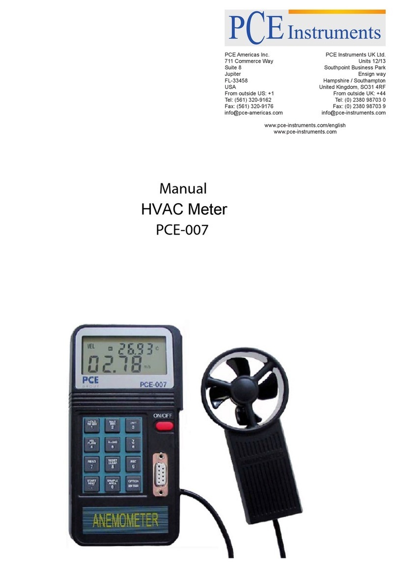 PCE Instruments PCE-007 manual