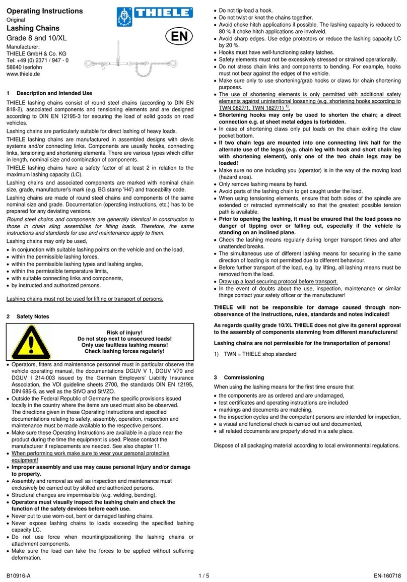 Thiele Grade 8 User manual