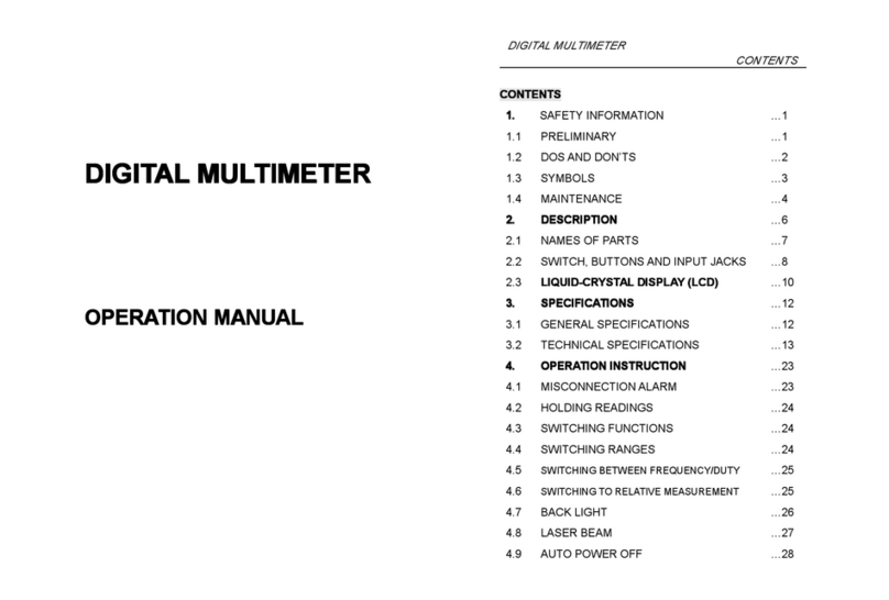 Mastech MS8228 User manual