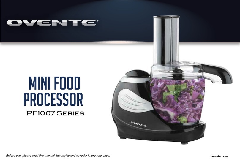 Ovente PF1007 Series manual