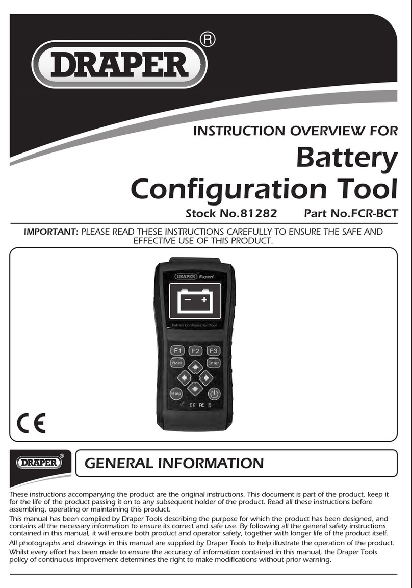Draper 28218 Instruction Overview
