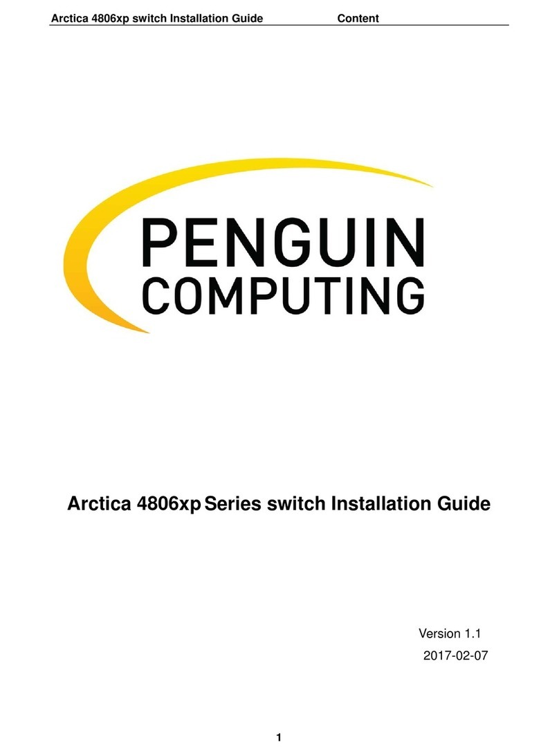Penguin Computing Arctica 4806XP Series installation guide Penguin Computing Arctica 4806XP Series installation guide