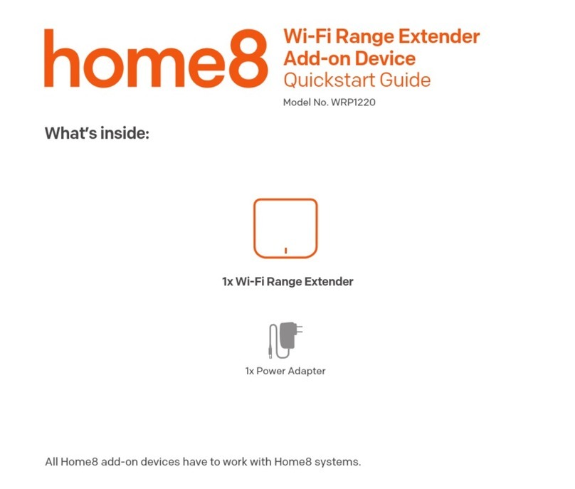 HOME8 WRP1220 User manual