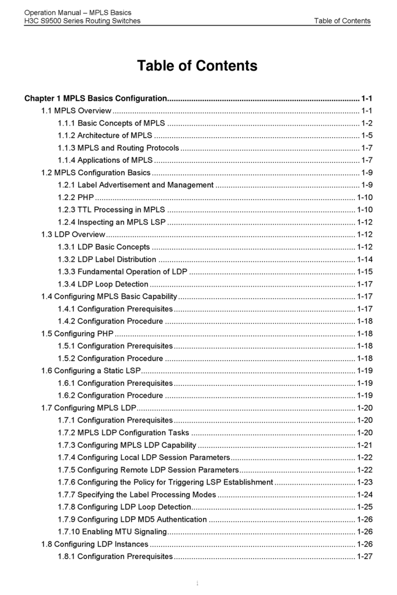 H3C S9500 Series Operation manual