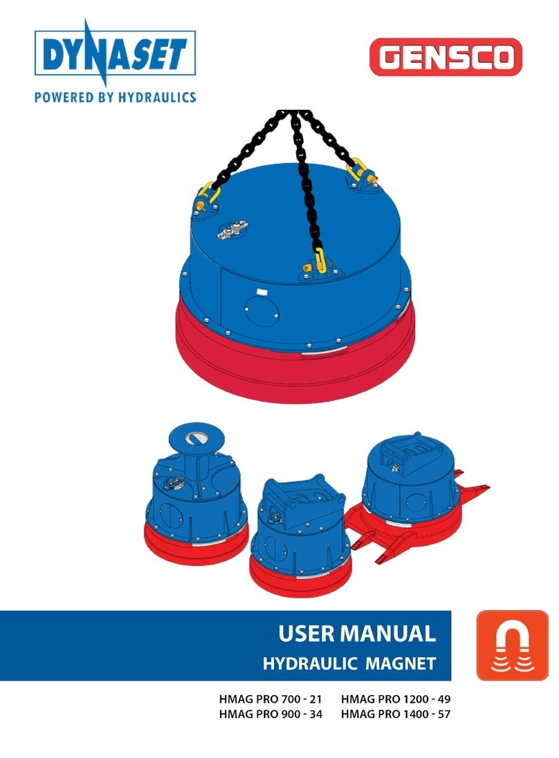 Dynaset GENSCO HMAG PRO 700-21 user manual