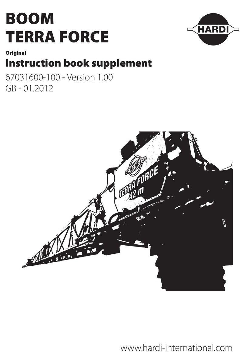 Hardi Terra Force Instruction book supplement