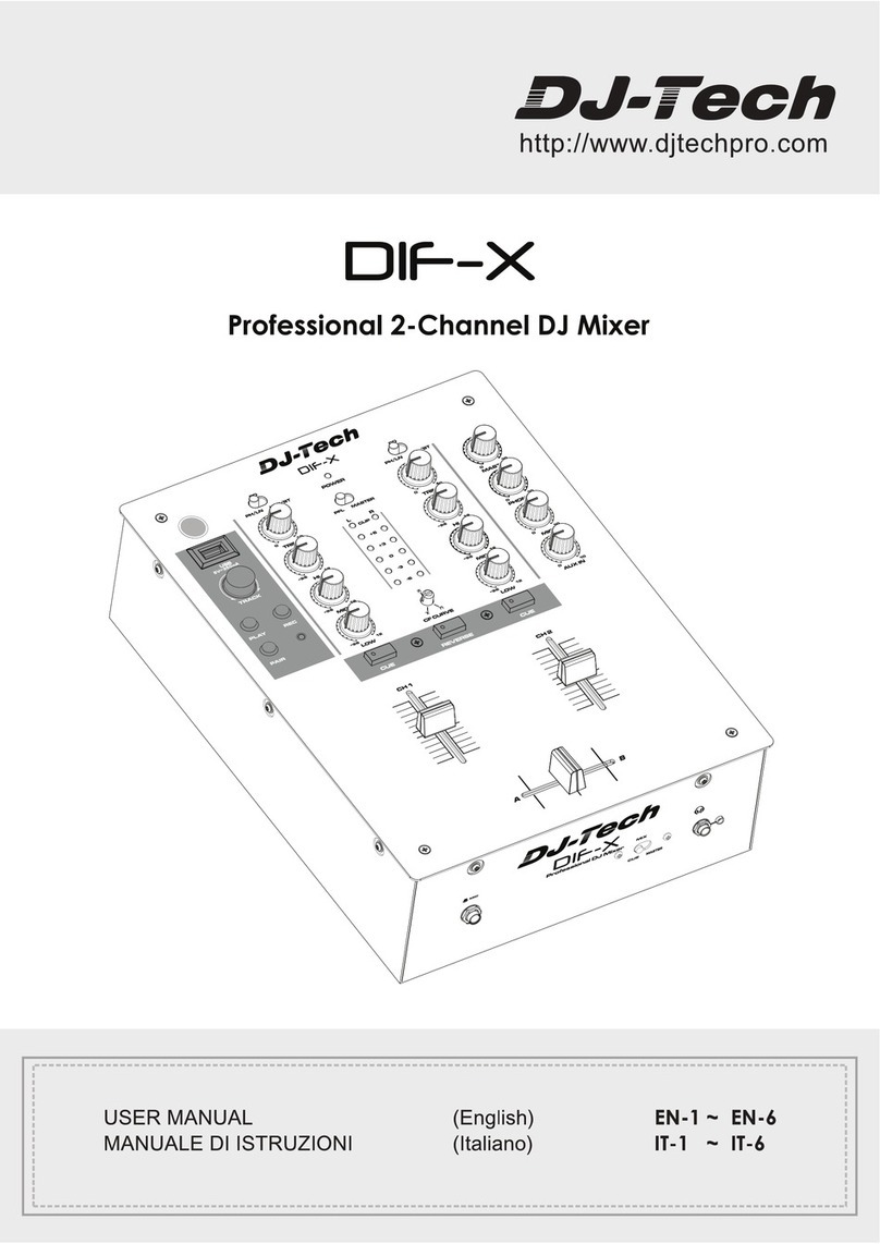 DJ-Tech DIF-X User manual DJ-Tech DIF-X User manual