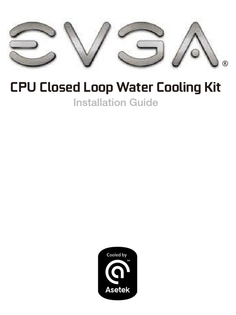 EVGA CPU Closed Loop Water Cooling Kit User manual