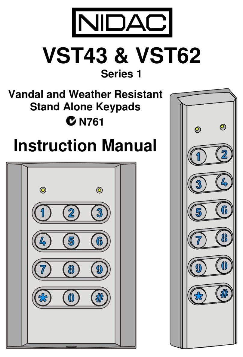 Nidac 1 Series instruction manual