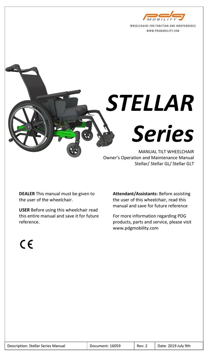 PDG Mobility Stellar Series Installation guide PDG Mobility Stellar Series Installation guide