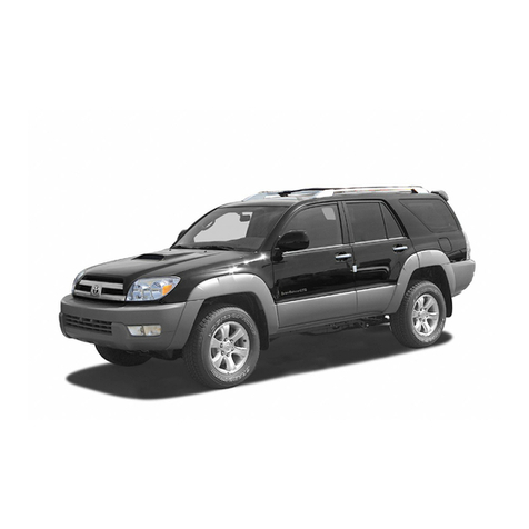 Toyota 4Runner 2003 Quick start guide