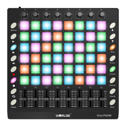 Worlde Orca PAD48 user manual