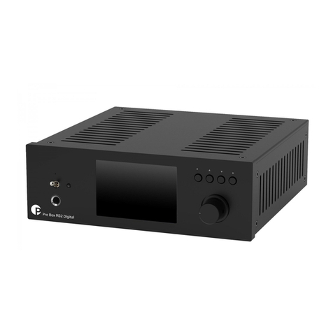 Pro-Ject Audio Systems Box Design Pre Box RS2 Digital User manual