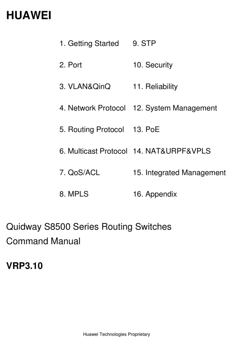 Huawei Quidway S8500 Series Installation instructions