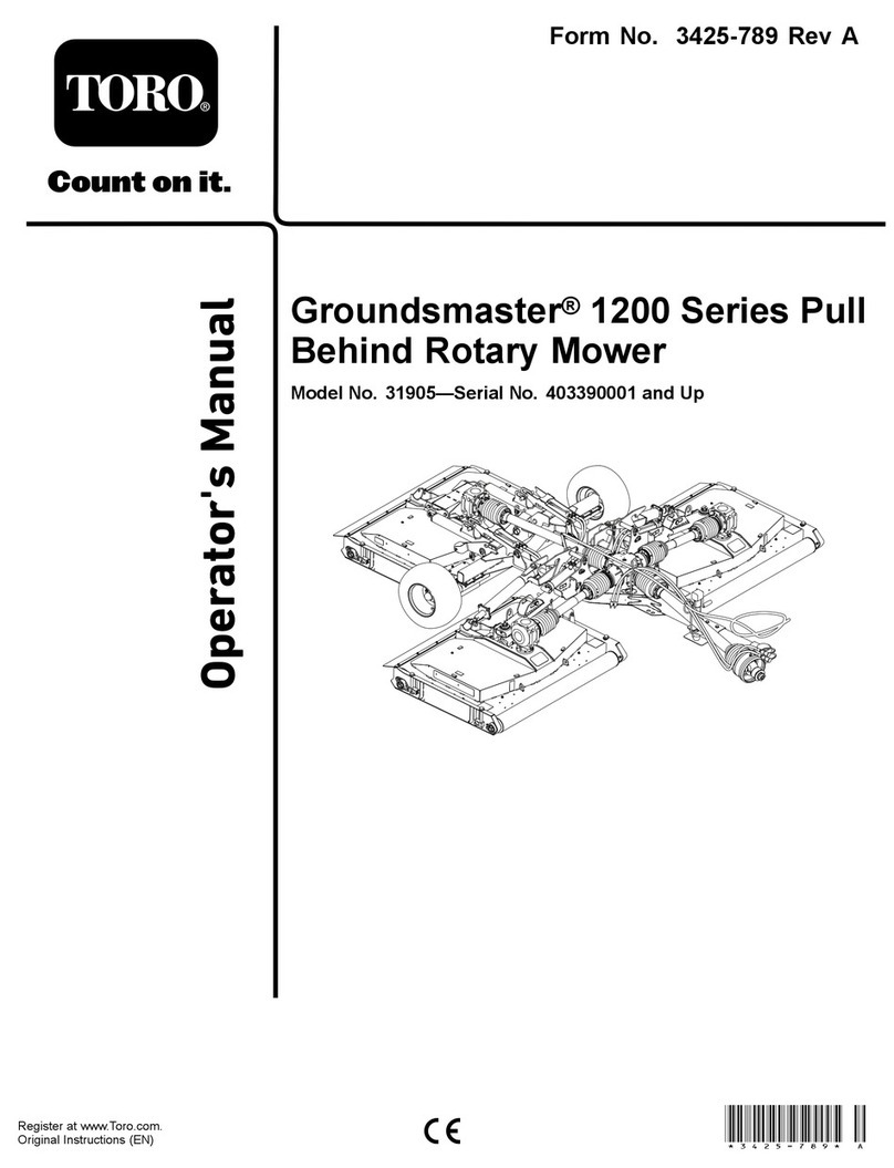Toro Groundsmaster 1200 Series User manual
