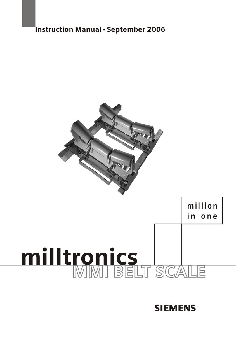 Siemens Milltronics MMI instruction manual