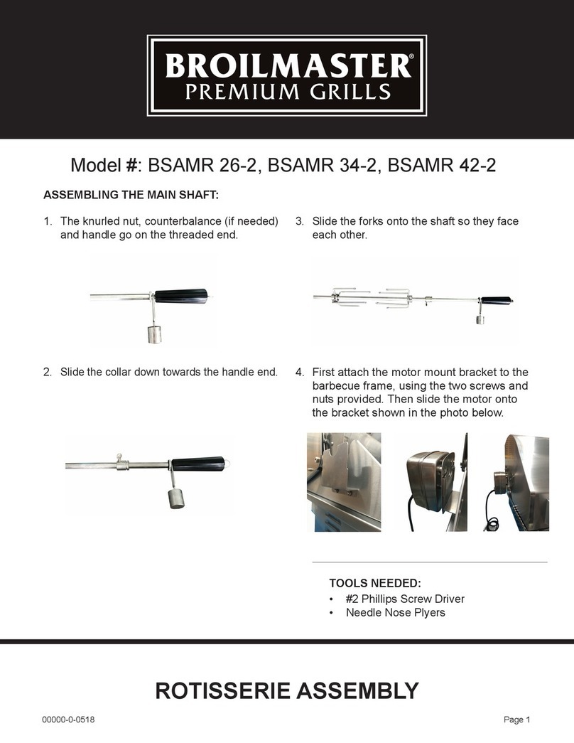 Broil King BSAMR 26-2 Assembly manual