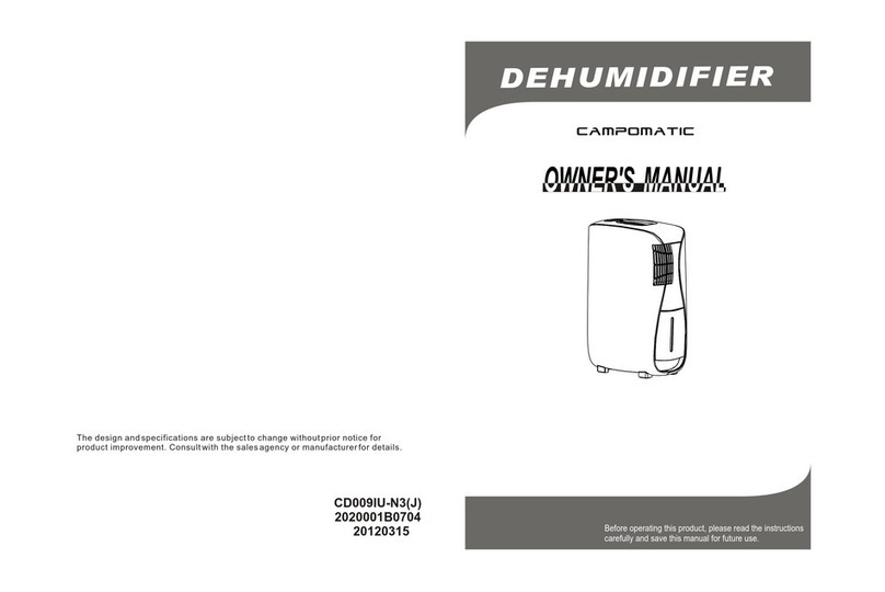 Campomatic DH20M owner's manual Campomatic DH20M owner's manual