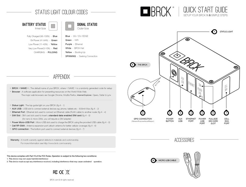 BRCK BRCK quick start guide