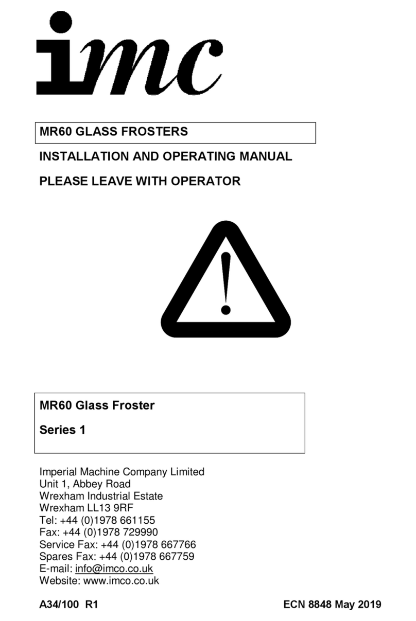 IMC MR60 Installation and operating manual