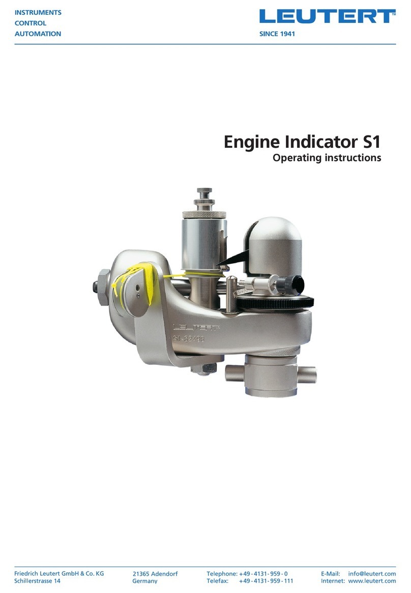 Leutert Engine Indicator S1 User manual