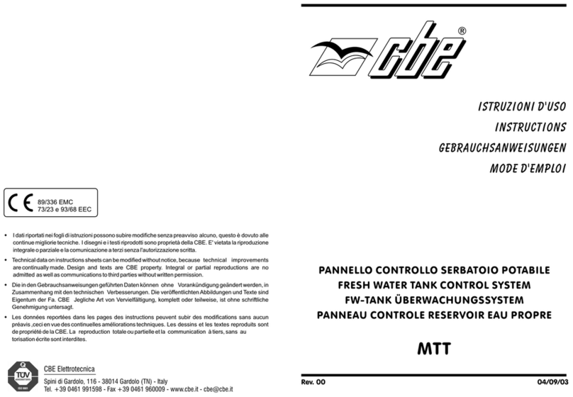 CBE SP5 Series instructions CBE SP5 Series instructions