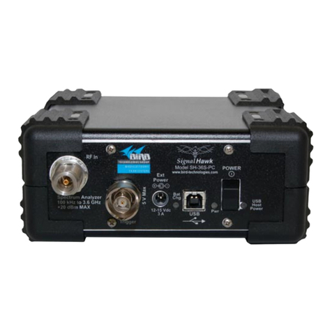 BIRD SignalHawk SH-36S-RM User manual