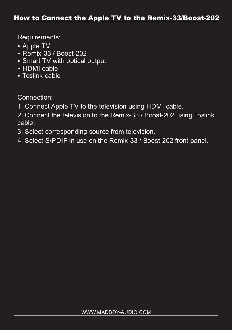 MadBoy Boost-202 Connection guide