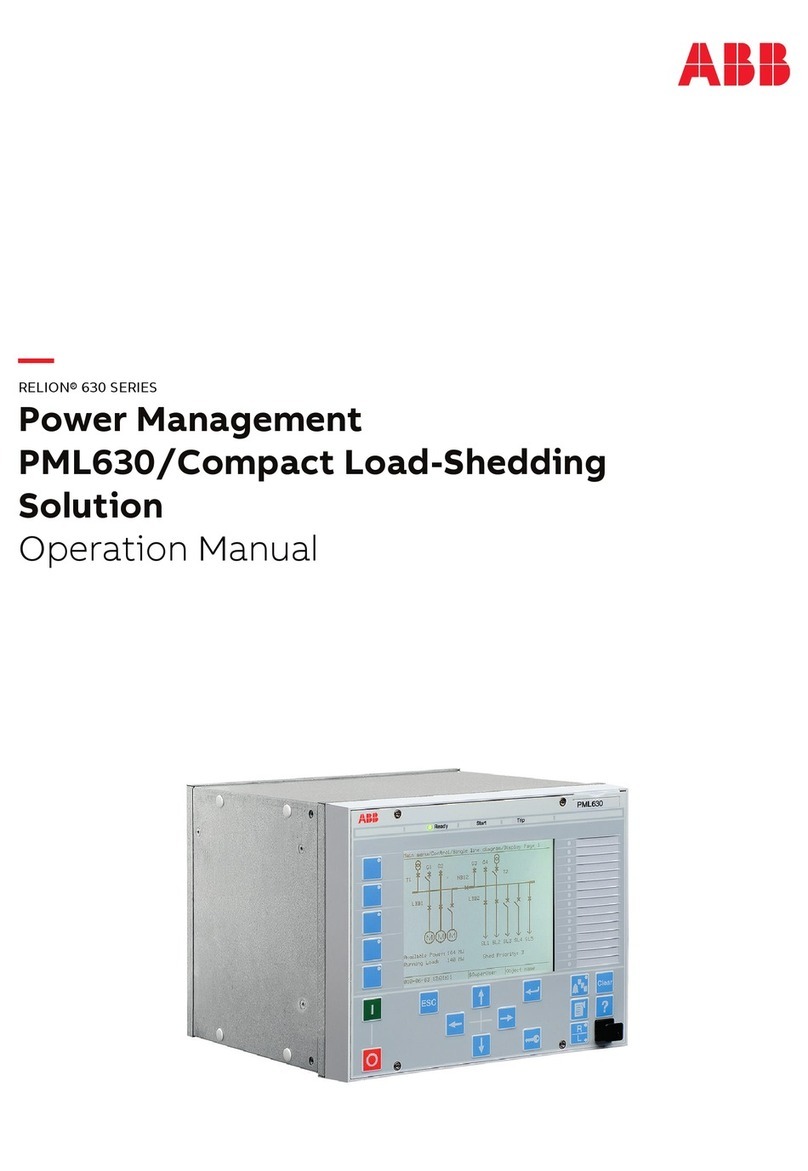 ABB Relion 630 Series User manual