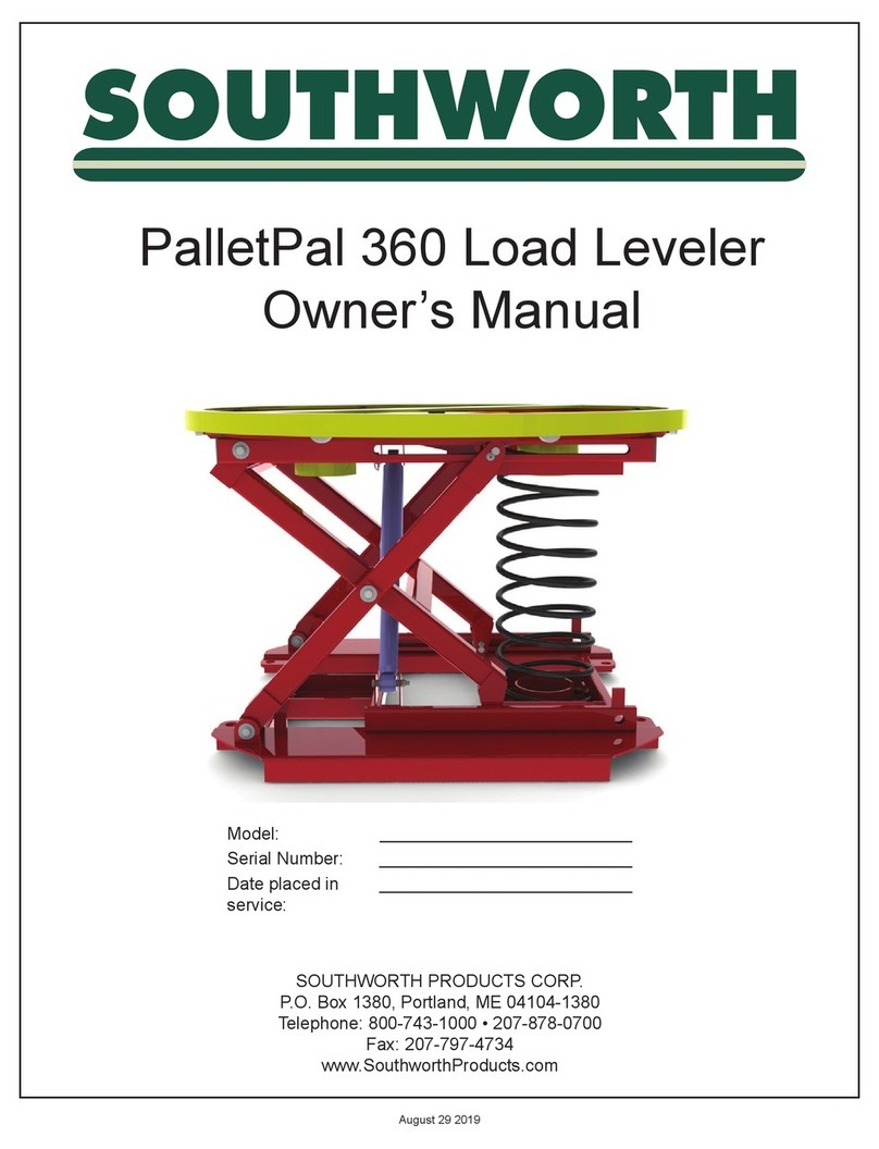 Southworth PalletPal 360 owner's manual