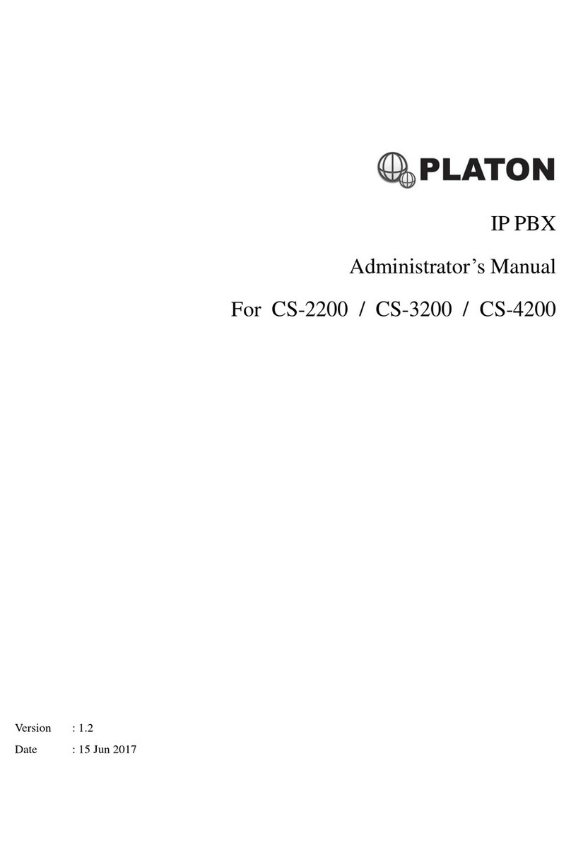 Platon CS-2200 Use and care manual