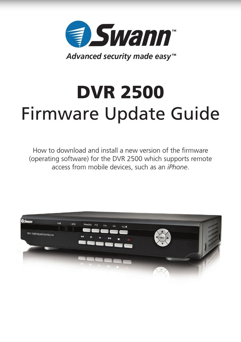 Swann DVR 2500 Mounting instructions