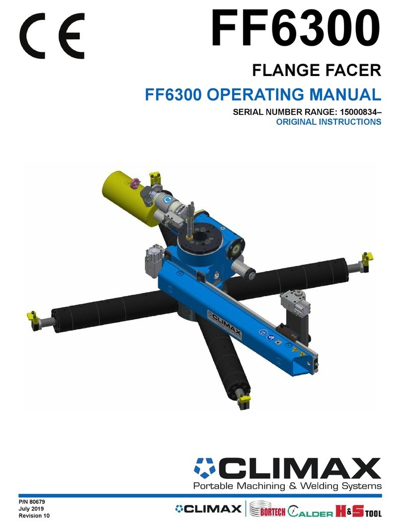 Climax FF6300 operating manual