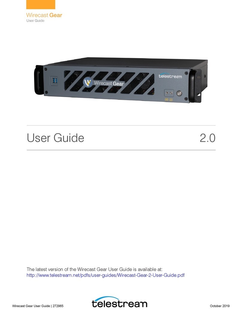 Telestream Wirecast Gear 310 user guide