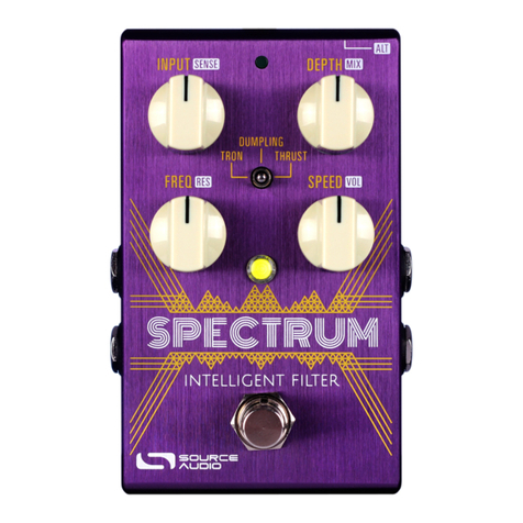 Source Audio Spectrum Intelligent Filter User manual