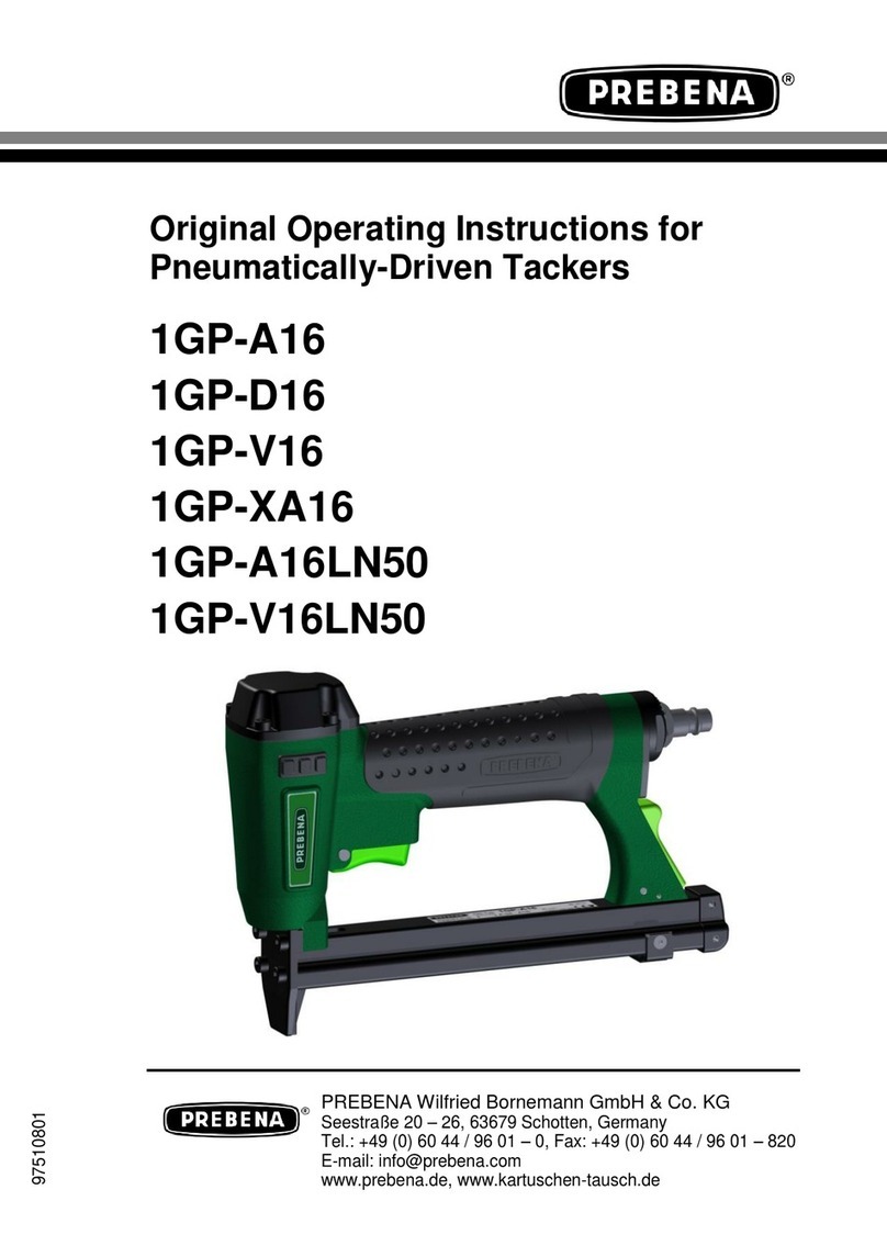 Prebena 1GP-A16 operating instructions