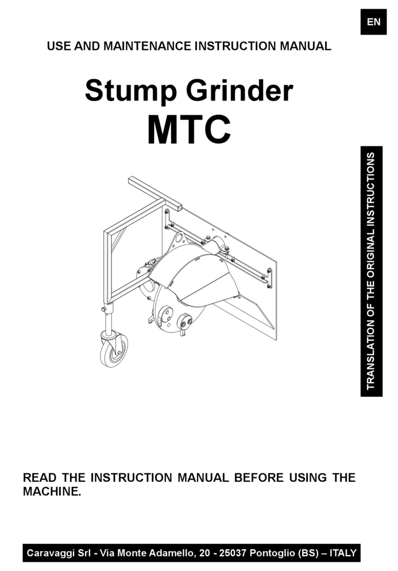 Caravaggi MTC Use and maintenance instruction manual