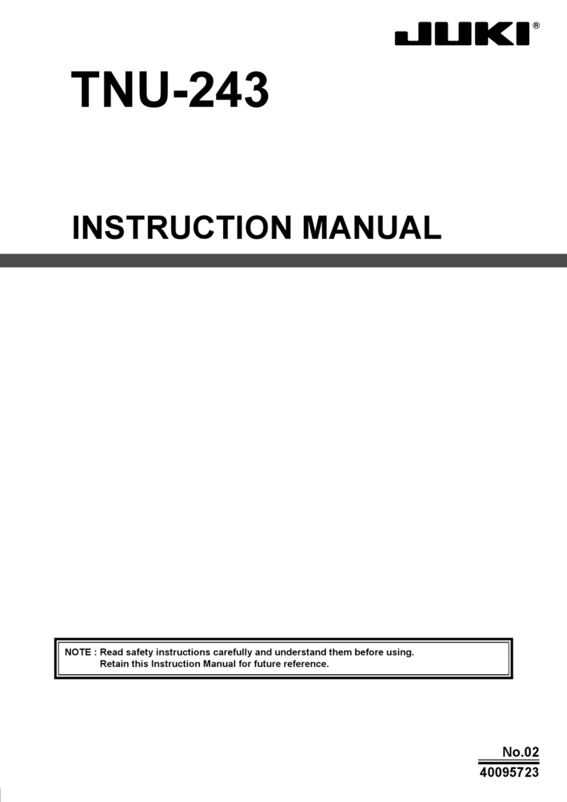 JUKI TNU-243 User manual JUKI TNU-243 User manual