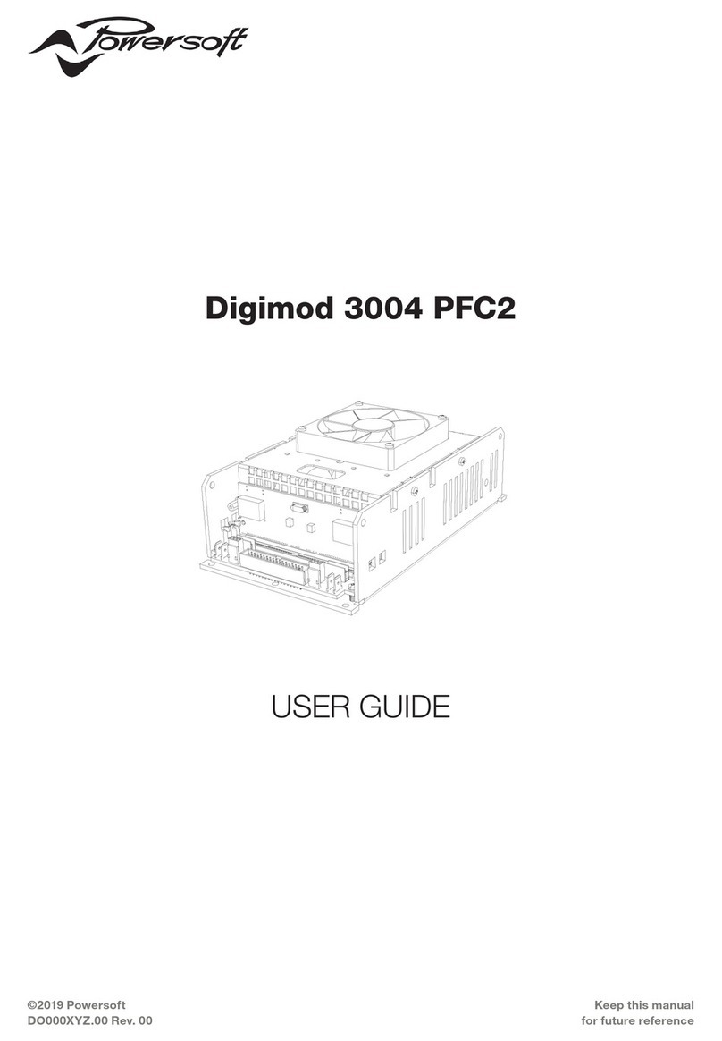 powersoft DigiMod 3004PFC2 user guide