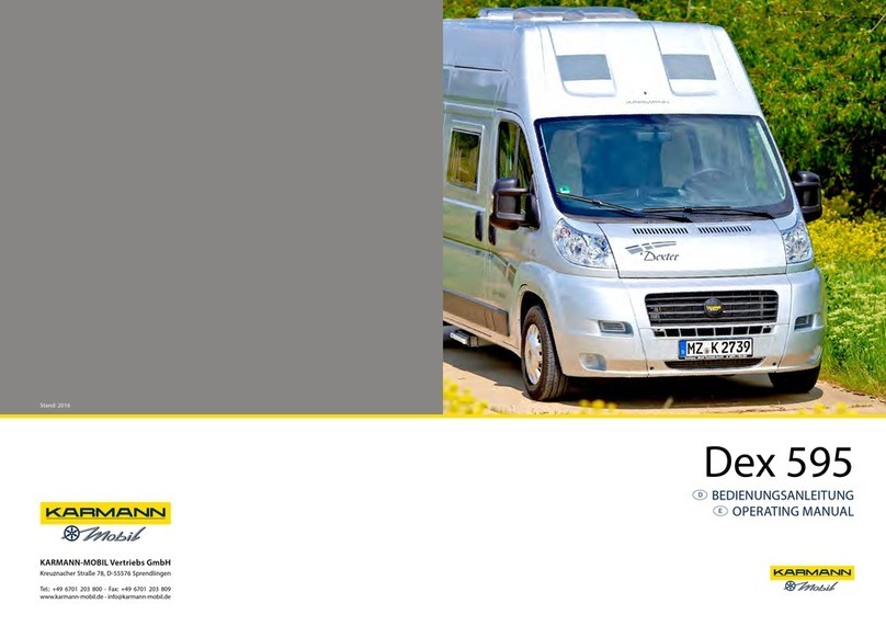 Karmann-Mobil Dexter Dex 595 2017 operating manual