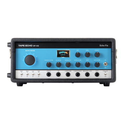 Echo Fix TAPE ECHO EF-X2 user manual