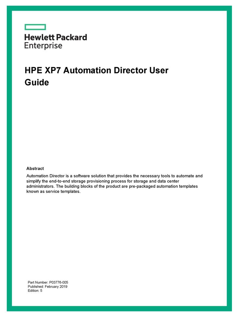 HPE XP7 Automation Director User manual