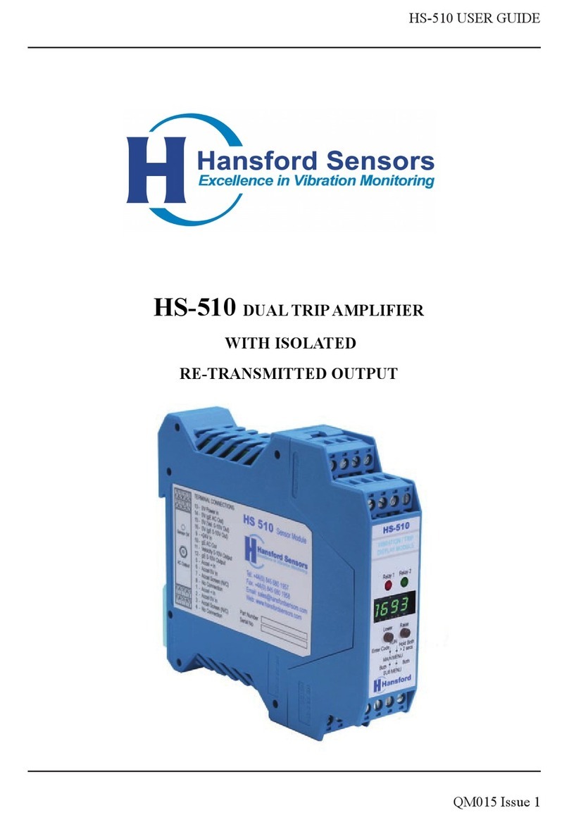 Hansford sensors HS-510 user guide