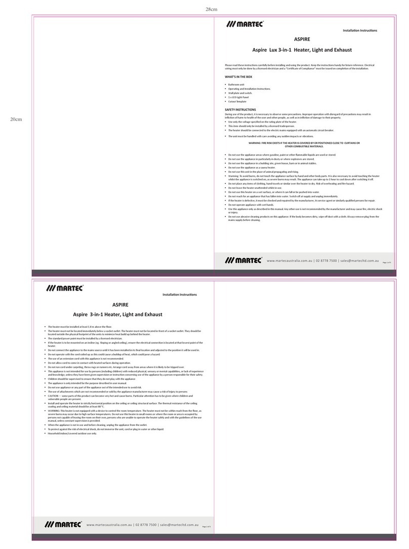 Martec ASPIRE User manual