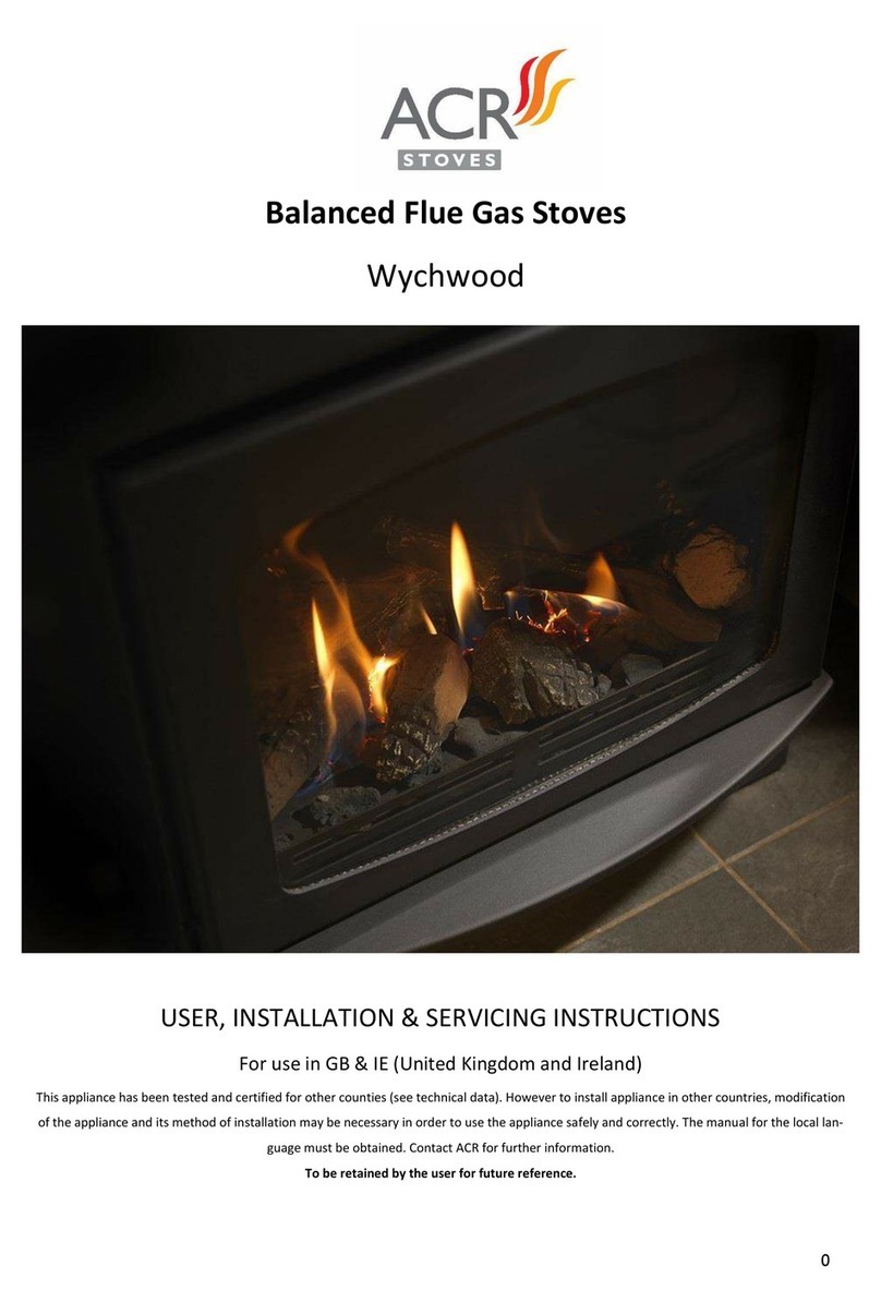 ACR Electronics Wychwood WYC1GAS User, installation & servicing instructions
