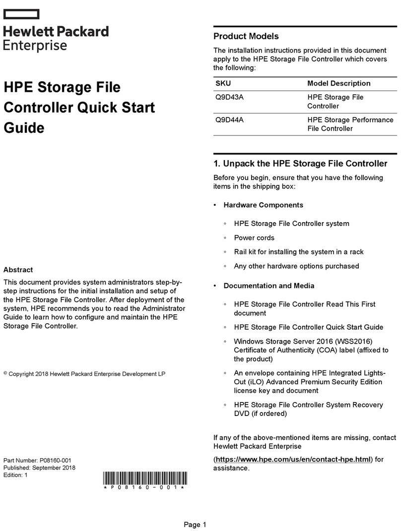 HPE Q9D44A User manual