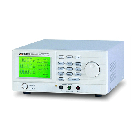 GW Instek PSP-603 user manual