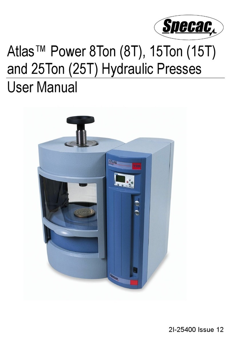 Specac Atlas Power 8Ton User manual