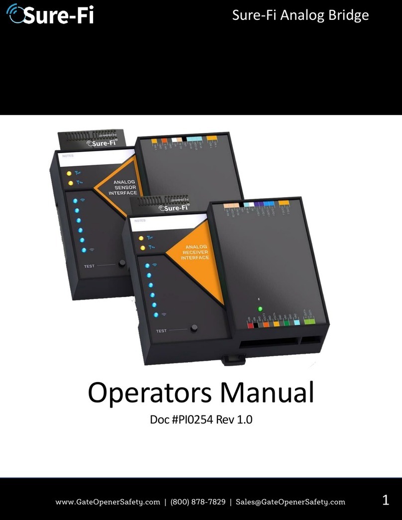 Sure-Fi, Inc. SFI-AB401-01 Operator's manual